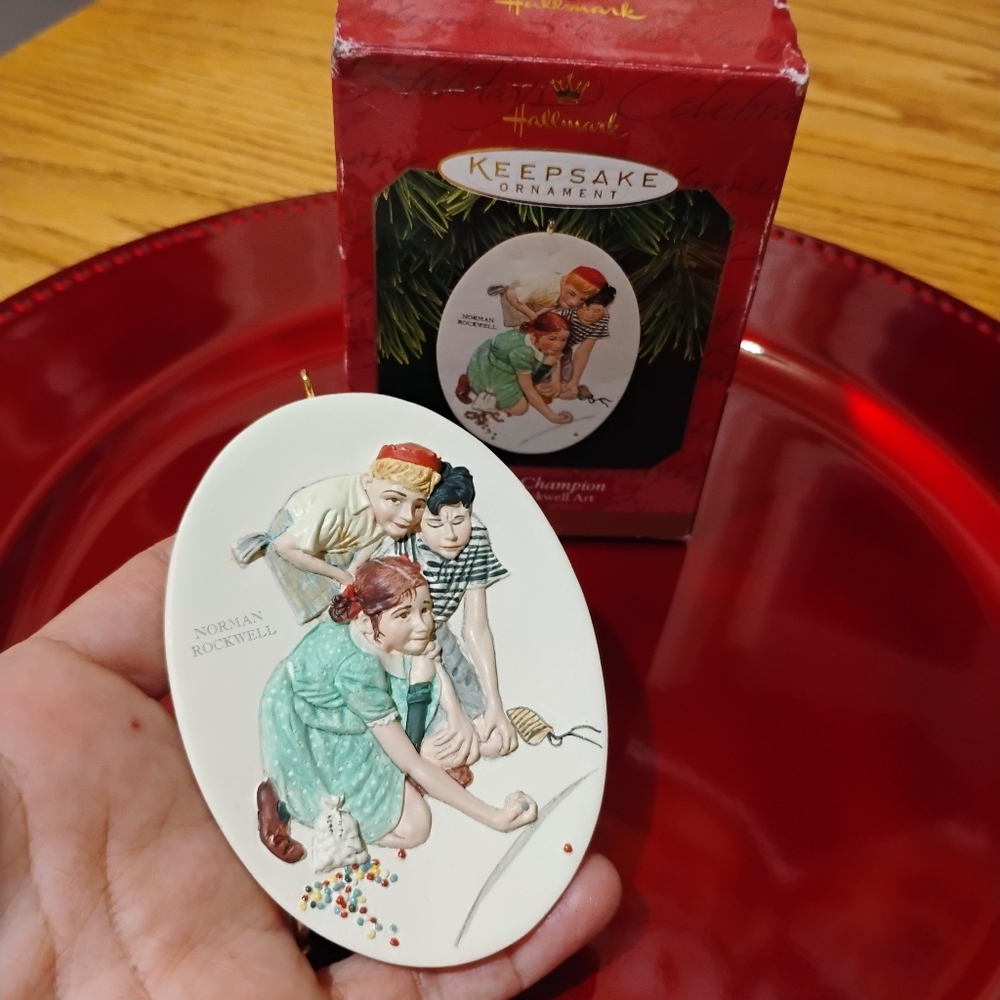 Hallmark Keepsake Ornament Marbles Champion 1997